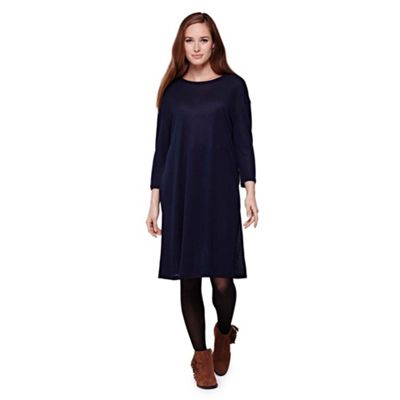 blue Tunic Top With Long Sleeves